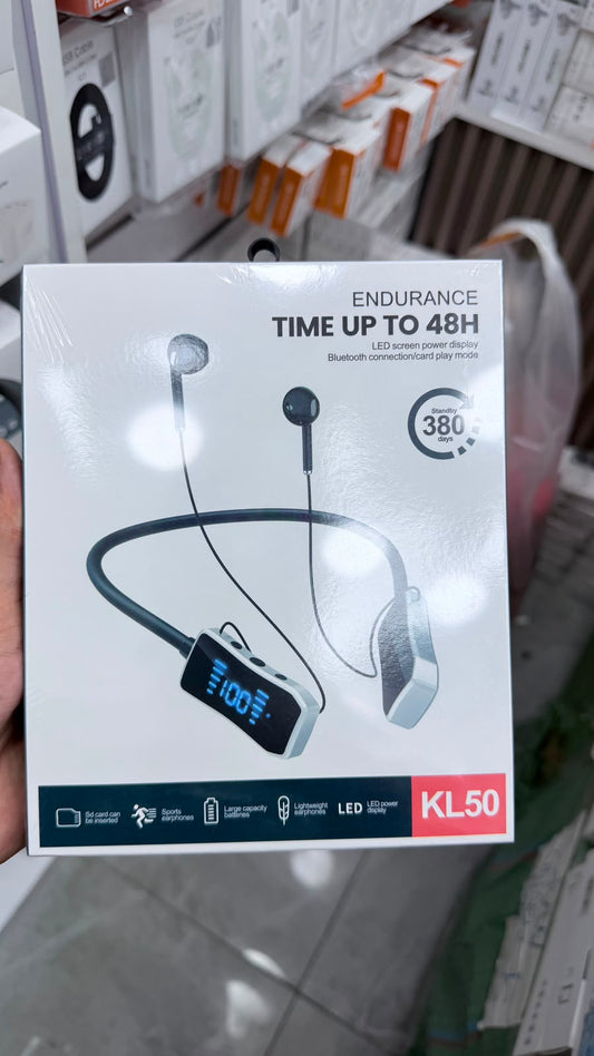 KL50 Neckband Bluetooth Earphones