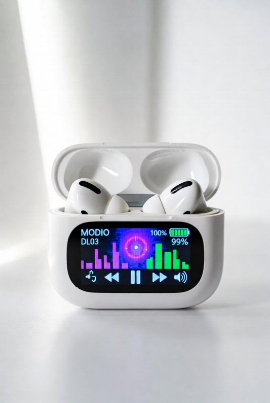 Modio DL03 Smart Touch Display Wireless Earbuds
