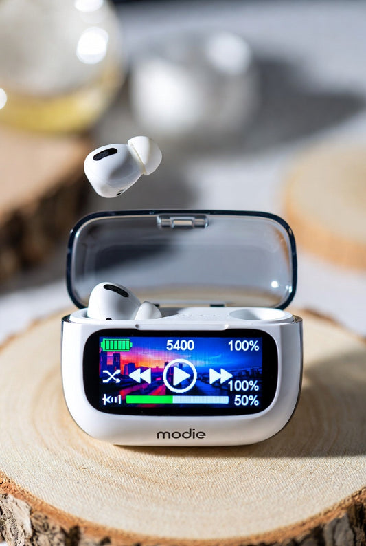 Modio DL03 Smart Touch Display Wireless Earbuds