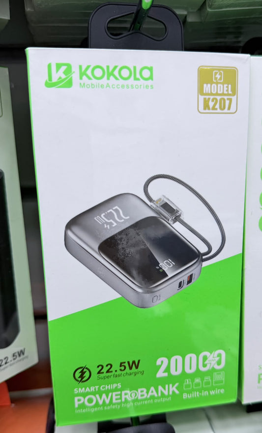 KOKOLA K207 20000mAh Power Bank