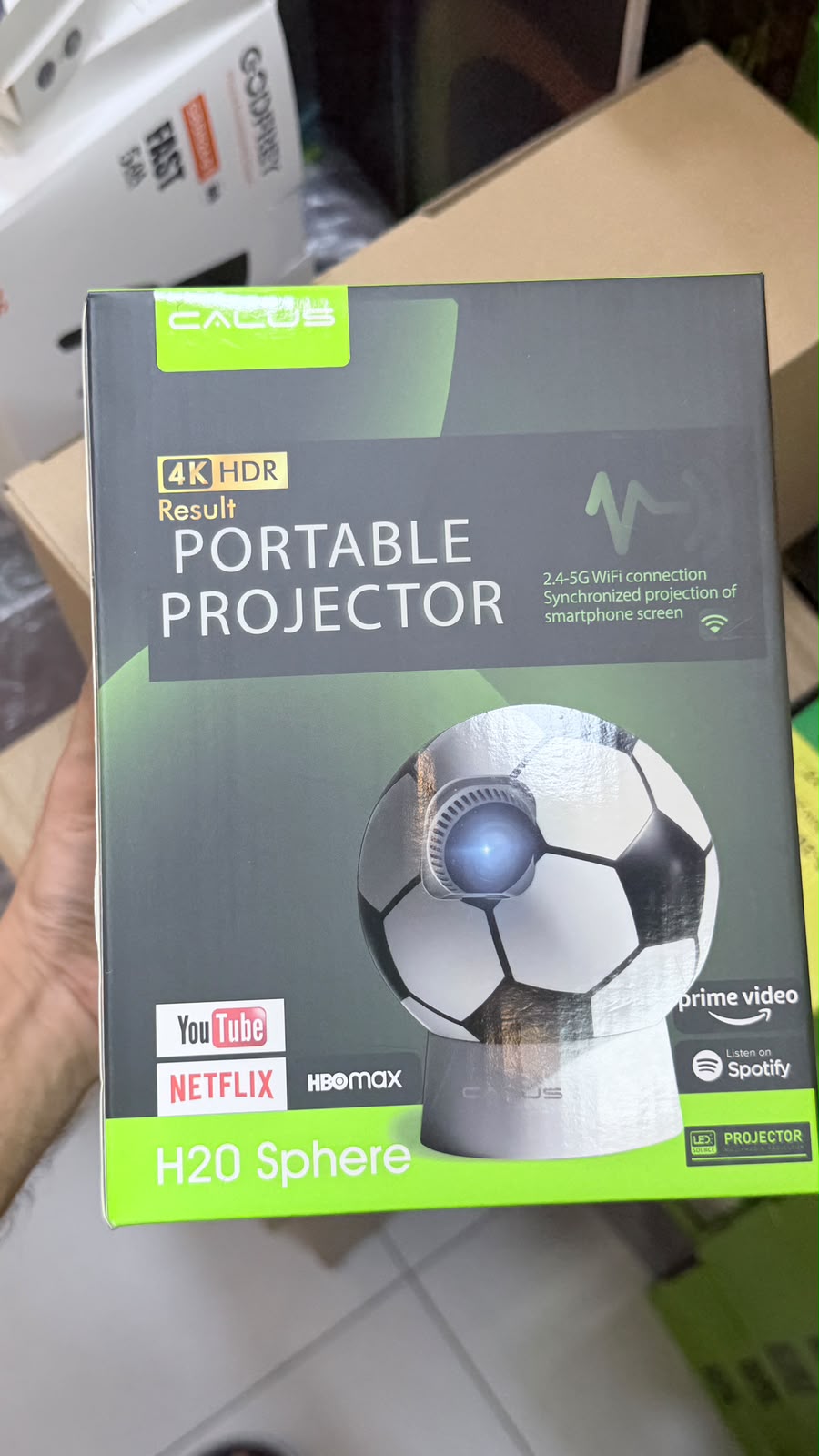 CALUS H20 Sphere Portable Projector