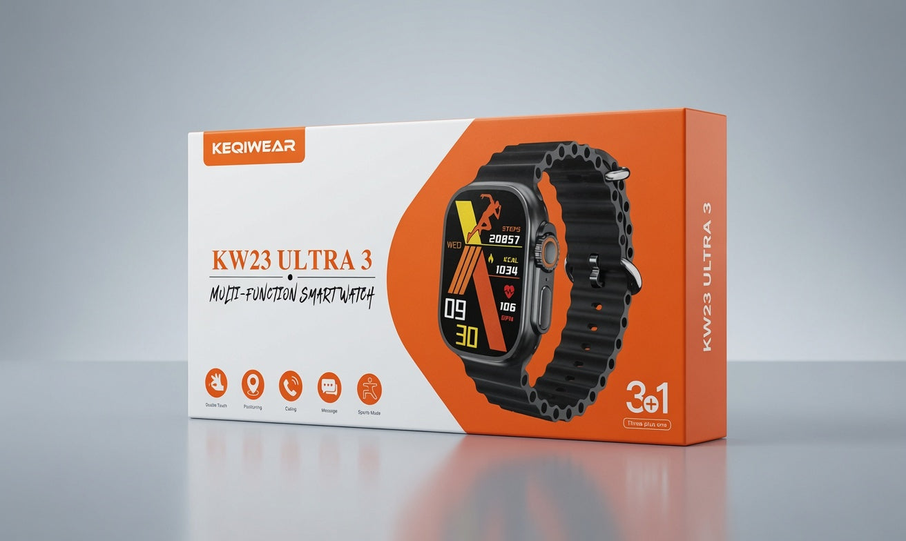 KEQIWEAR KW23 Ultra 3 Multi-Function Smartwatch