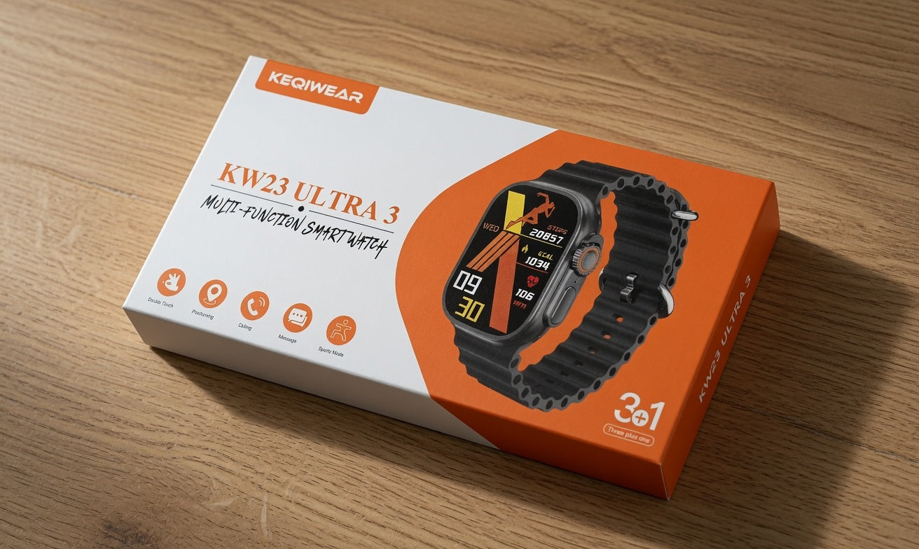KEQIWEAR KW23 Ultra 3 Multi-Function Smartwatch