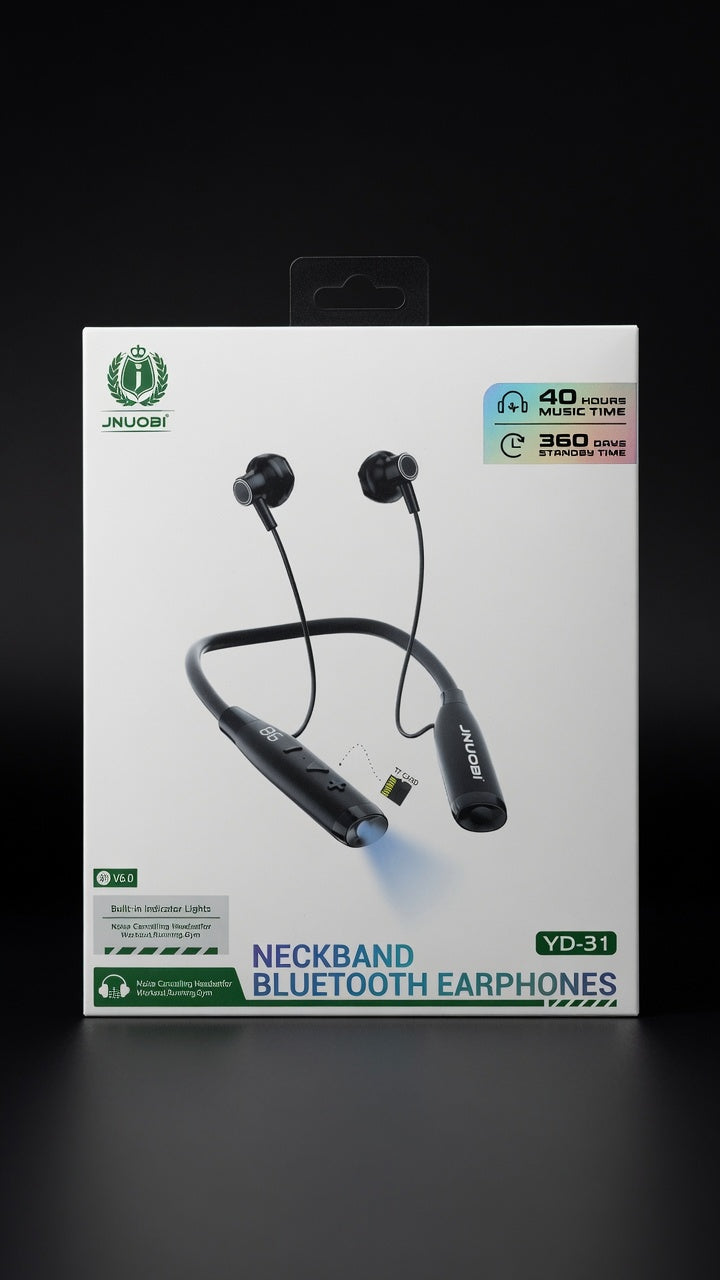 JNUOBI YD-31 Neckband Bluetooth Earphones